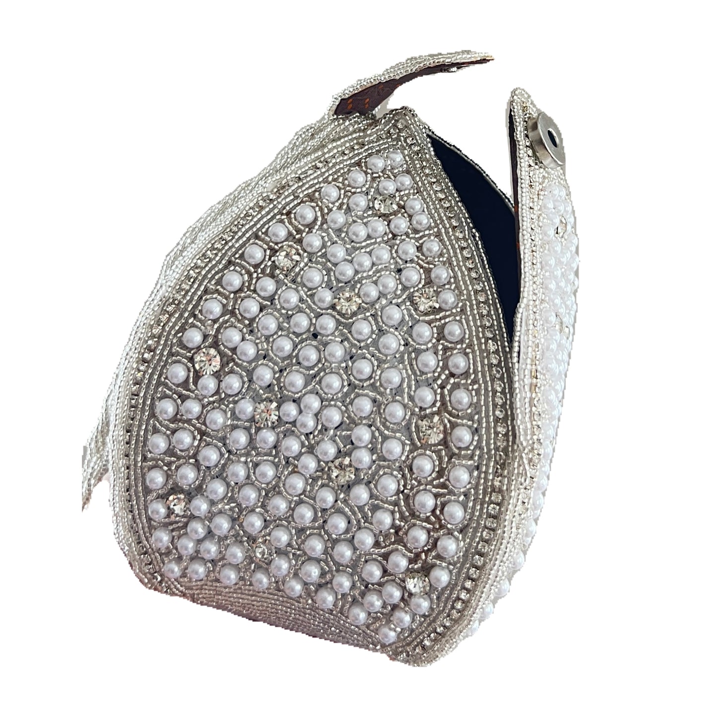 Lotus Pearl Mini-Bag - White